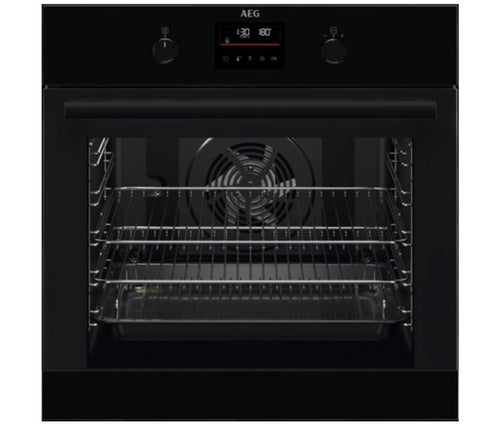 AEG BEX33501EB - Black Built in Electric Single Oven - Steam Assisted cleaning - A energy