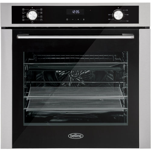 Belling BI603MF STA - Stainless steel Built in Electric Single Oven - Catalytic cleaning - A energy