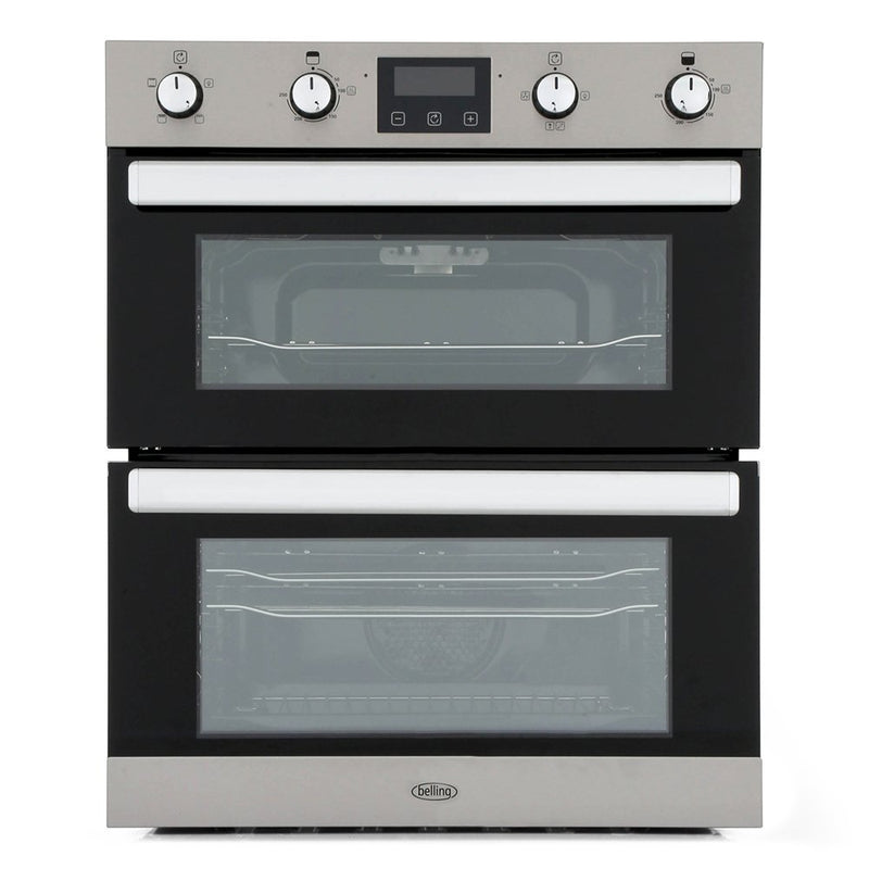 Belling BI702FP STA 444444781 - Stainless steel Built under Electric Double Oven - Manual cleaning - A energy