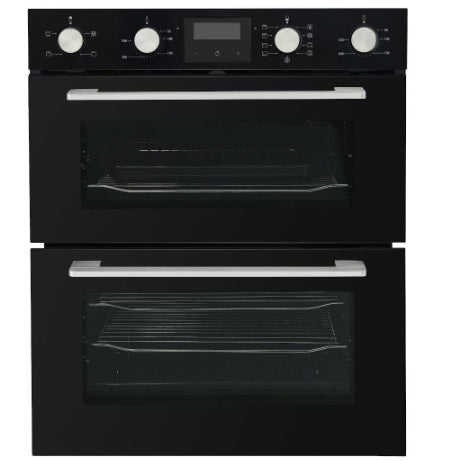 Belling BI703MFC BLK 444441630 - Black Built under Electric Double Oven - Catalytic cleaning - A/A energy