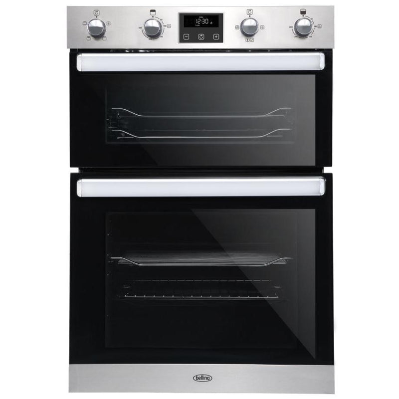 Belling BI902FPSTA 444444785 - Stainless steel Built in Electric Double Oven - A/A energy