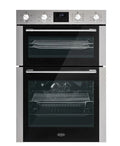 Belling BI903MFC STA 444411402 - Stainless steel Built in Electric Double Oven - Catalytic cleaning - A energy - Display