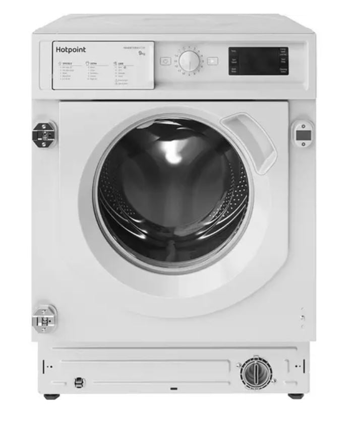 Hotpoint BI WMHG 91485 UK - Integrated 9KG Washing Machine - 1400 RPM - B energy - Display