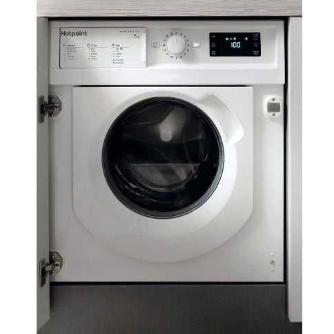 Hotpoint BI WMHG 71483 UK N - White Integrated 7KG Washing Machine - 1400 RPM - D energy