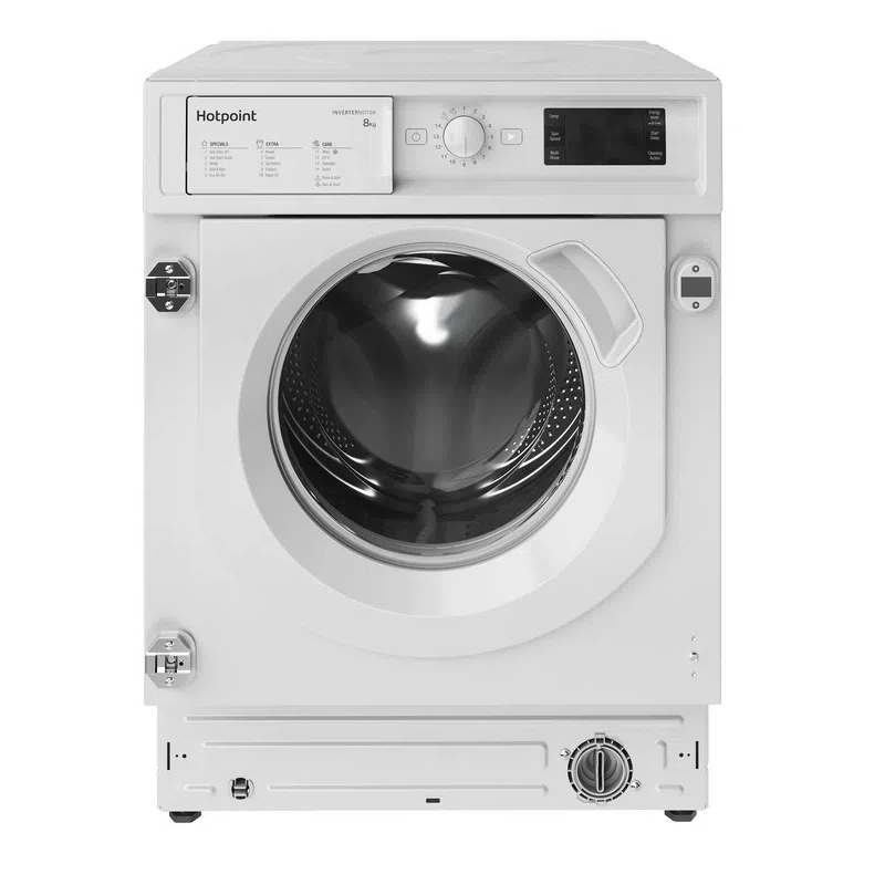 Hotpoint BI WMHG 81485 UK - Integrated 8KG Washing Machine - 1400 RPM - B energy - Display