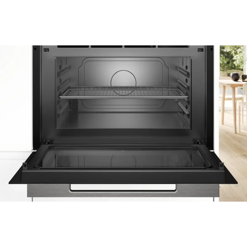 Bosch CEG732XB1B - Series 8 Built In 1000W Microwave with Grill in Black