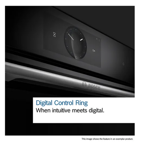 Bosch CEG732XB1B - Series 8 Built In 1000W Microwave with Grill in Black