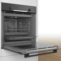 Bosch HBS573BB0B - Black Built in Electric Single Oven - A energy