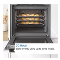 Bosch HHF113BA0B - Black Built in Electric Single Oven - A energy