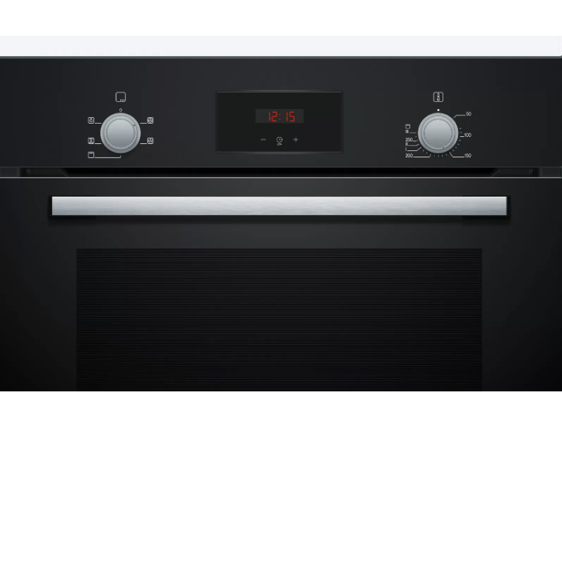 Bosch HHF113BA0B - Black Built in Electric Single Oven - A energy