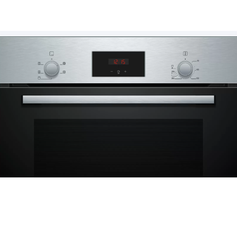 Bosch HHF113BR0B - Stainless steel Built in Electric Single Oven - A energy