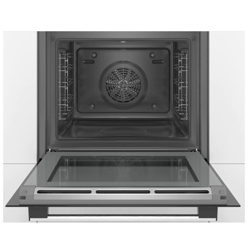 Bosch HRS574BS0B - Stainless steel Built in Electric Single Oven - Pyrolytic cleaning - A energy