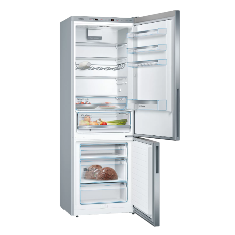 Bosch KGE49AICAG - Silver Freestanding 60/40 Frost Free Fridge Freezer - C energy