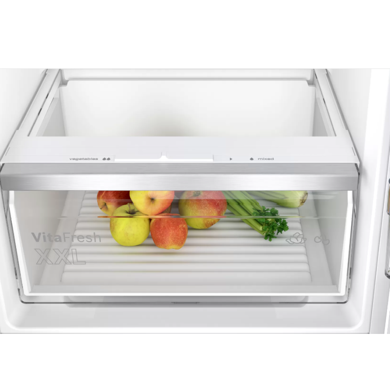 Bosch KIV87VSE0G - White Integrated 70/30 Low Frost Fridge Freezer - E energy