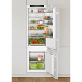 Bosch KIV87VSE0G - White Integrated 70/30 Low Frost Fridge Freezer - E energy