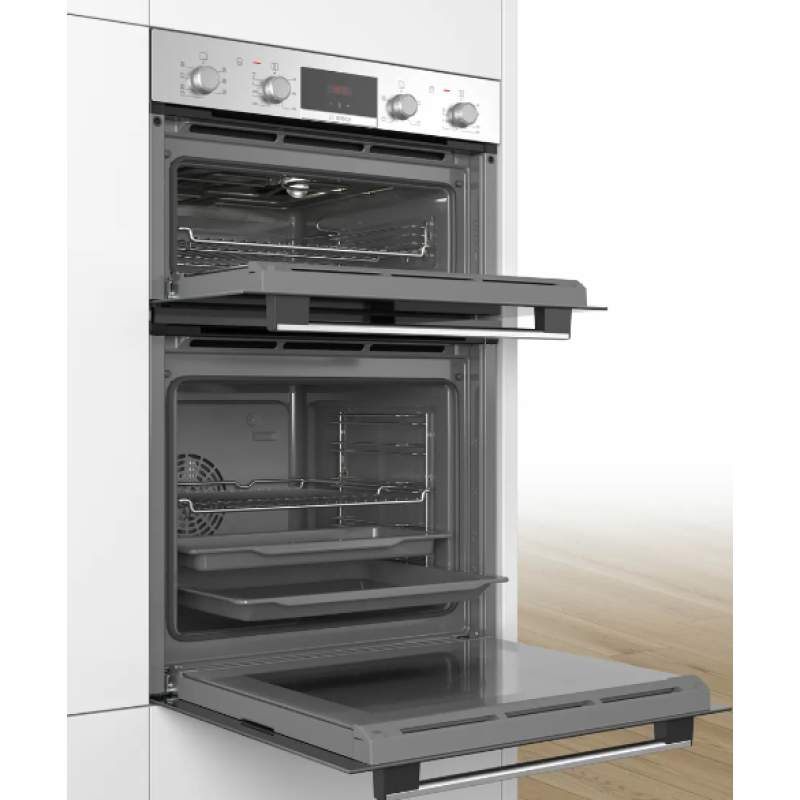 Bosch MBS533BS0B - Stainless steel Built in Electric Double Oven - A/B energy