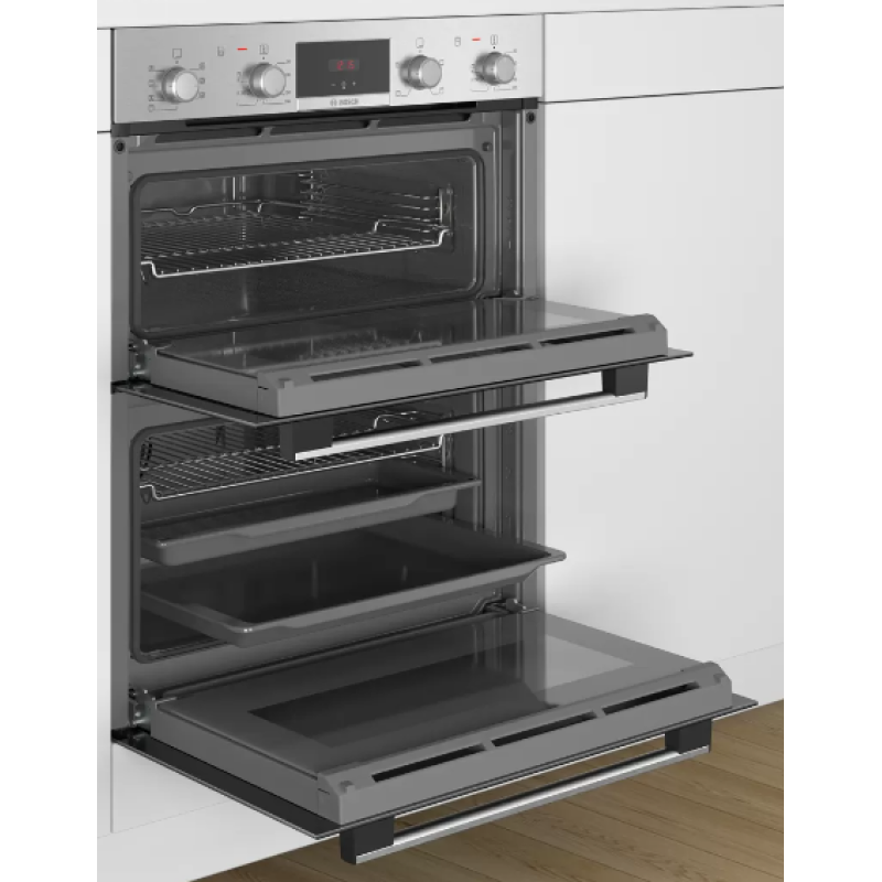 Bosch NBS533BS0B - Stainless steel Built under Electric Double Oven - Catalytic cleaning - A/B energy