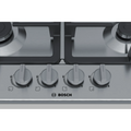 Bosch PGP6B5B90 - Stainless steel 4 Zone Gas Hob