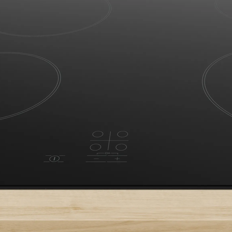 Bosch PKE61RAA8B - Black 4 Zone Ceramic Hob