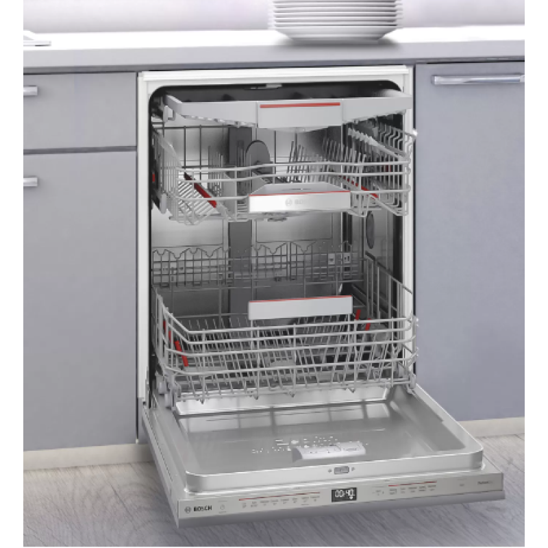 Bosch SMD6ZCX60G - White Integrated Dishwasher - C energy