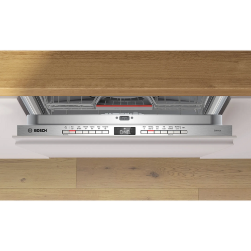 Bosch Series 4 SMV4HVX00G - Stainless steel Integrated Dishwasher - D energy - Display