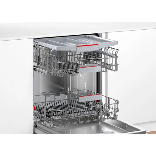 Bosch Series 4 SMV4HVX00G - Stainless steel Integrated Dishwasher - D energy - Display
