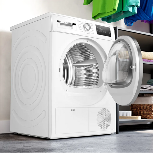 Bosch Series 4 WTH85223GB - White 8KG Heat Pump Condenser Dryer - A++ energy - Display