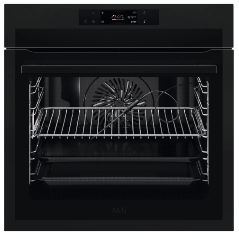 AEG BPE748380T - Black Built in Electric Single Oven - A++ energy