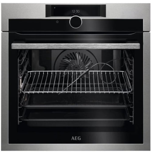 AEG BPE948730M - Stainless steel Built in Electric Single Oven - Pyrolytic cleaning - A++ energy