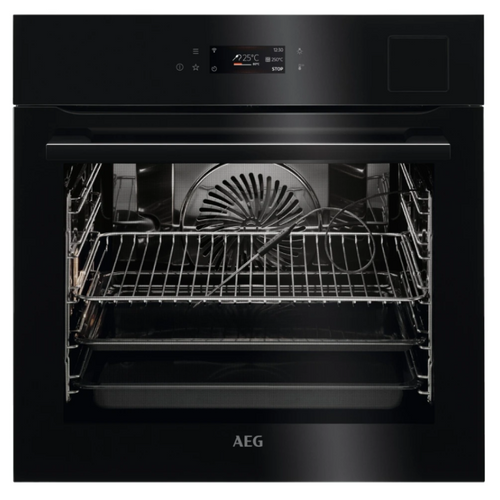 AEG BSK798280B - Black Built in Electric Single Oven - Steam Assisted cleaning - A++ energy