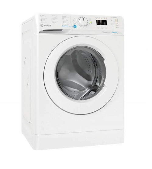 Indesit BWA 81485X W UK N - White Freestanding 8KG Washing Machine - 1400 RPM - B energy - Display