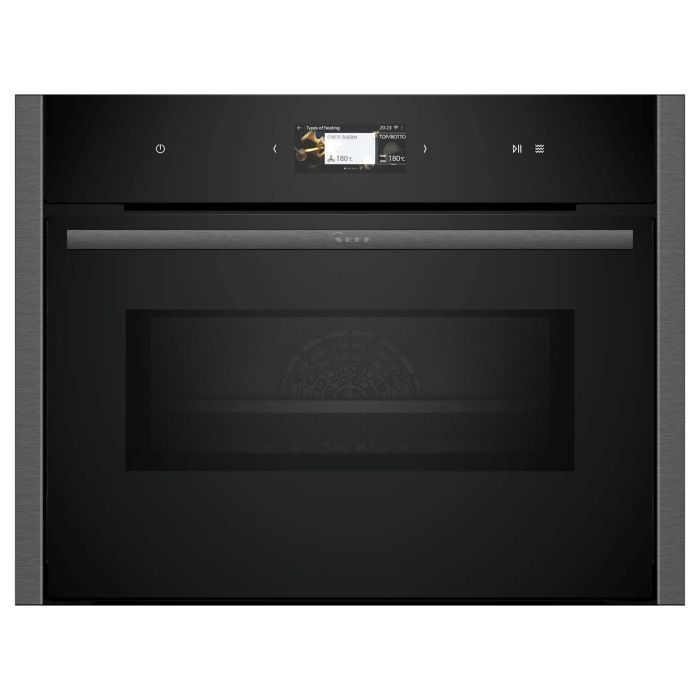 Neff C24MS31G0B N90 - Graphite Single Oven - 45L Compact Microwave Combination