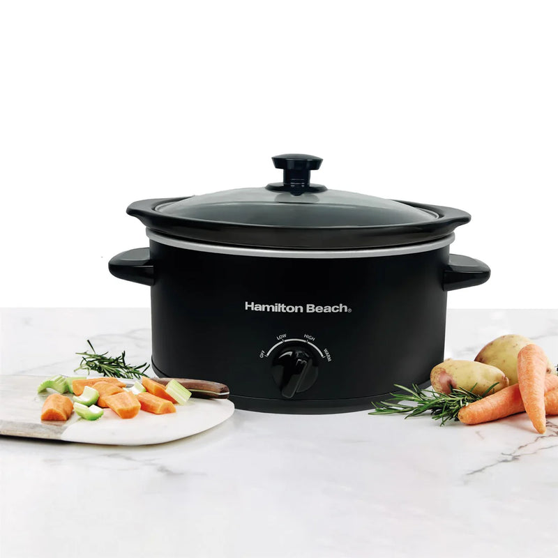 Hamilton Beach HBSC040B - Black 3.5L Slow Cooker - 160W - A+ energy