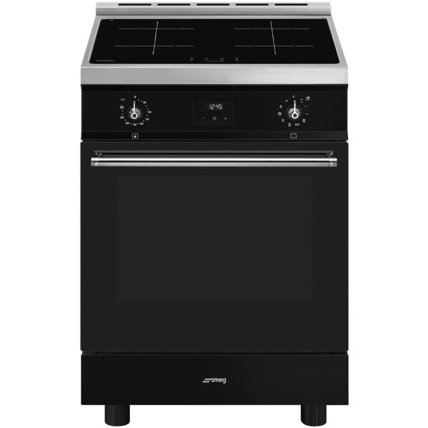 Smeg C6IPBLT2 - Black 60cm Concert Pyro Cooker - 70L Capacity - Electric Induction -A rated