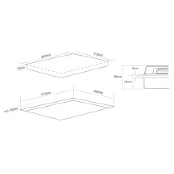 Caple C775G 86cm 5 Burner Gas Hob - Stainless Steel Hobs - 5 Burners - Energy Rating Unknown