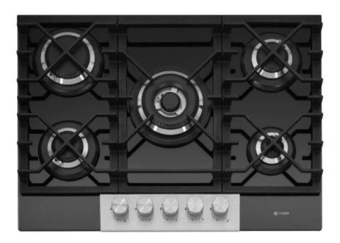 Caple C787G - Black 5 Zone Gas Hob