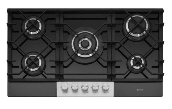 Caple C789G - Black 5 Zone Gas Hob