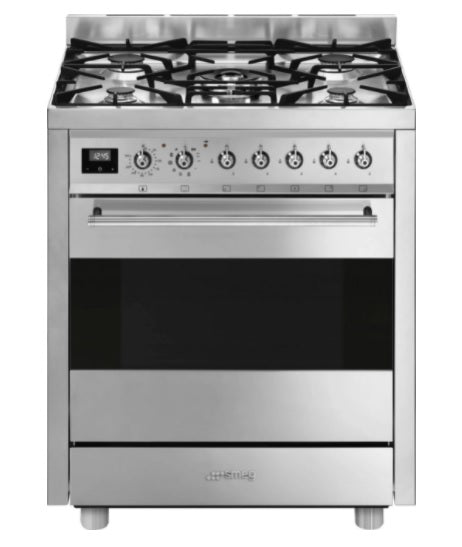 Smeg C7GPX9 - Stainless steel 5 Zone Dual Fuel Cooker - A energy