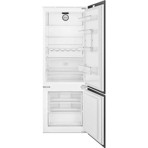 Smeg C875TNE - White 70cm Integrated Fridge Freezer - 370L - F Energy