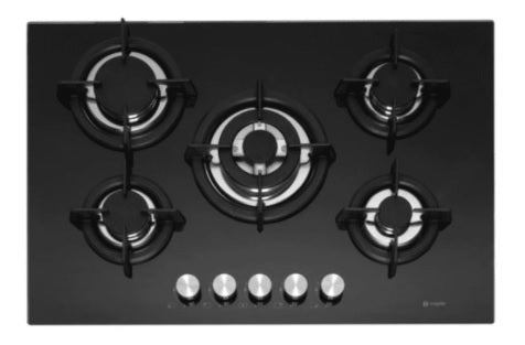 Caple C944G - Black 5 Zone Gas Hob