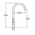 CDA TI200SS - Stainless Steel Tap