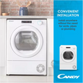 Candy BCTD H7A1TBE-80 - White Integrated 7KG Integrated Dryers - A+ energy