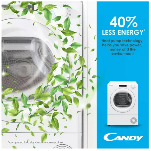 Candy BCTD H7A1TBE-80 - White Integrated 7KG Dryer - A+ energy