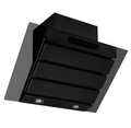 Caple PLASSP613BK 60cm black glass plasma chimney hood