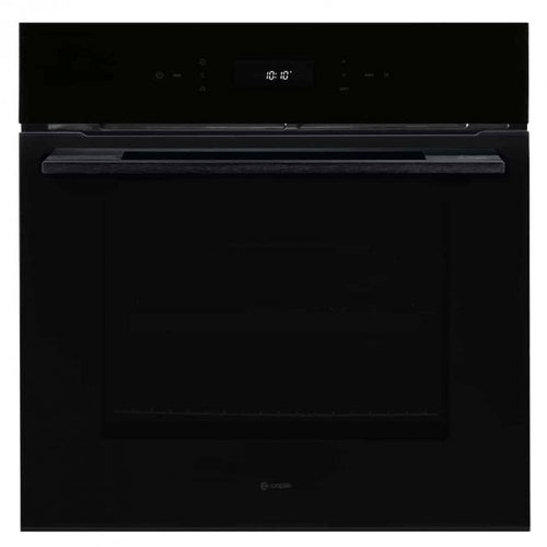 Caple C2403BG - Black Glass 67L Single Oven - Pyrolytic Self-Cleaning - A Energy Rating