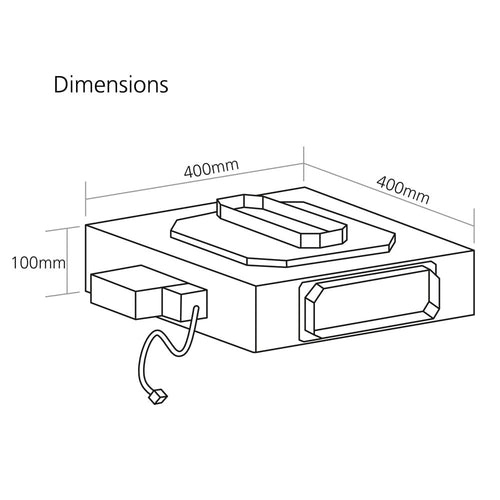 Caple DDMEXT28 - Aluminium Downdraft Extraction Motor - For Downdraft Extractors