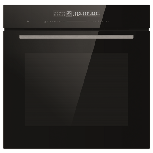 Cata UBC72PY Black Built-in Single Oven Pyro Cleaning - A Rated