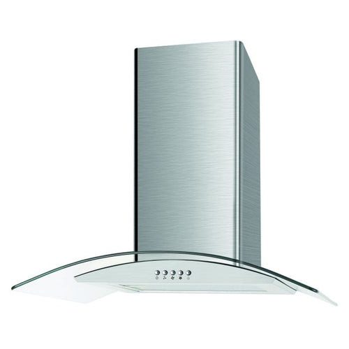CATA UBSCG60SS - Stainless Steel 60cm Curved Glass Cooker Hood - 308m³/h - B Energy