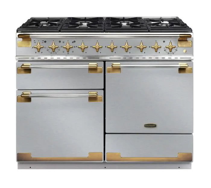 Rangemaster ELS110DFFSS/AB - Stainless Steel Dual Fuel Range Cooker - 110cm - A Energy