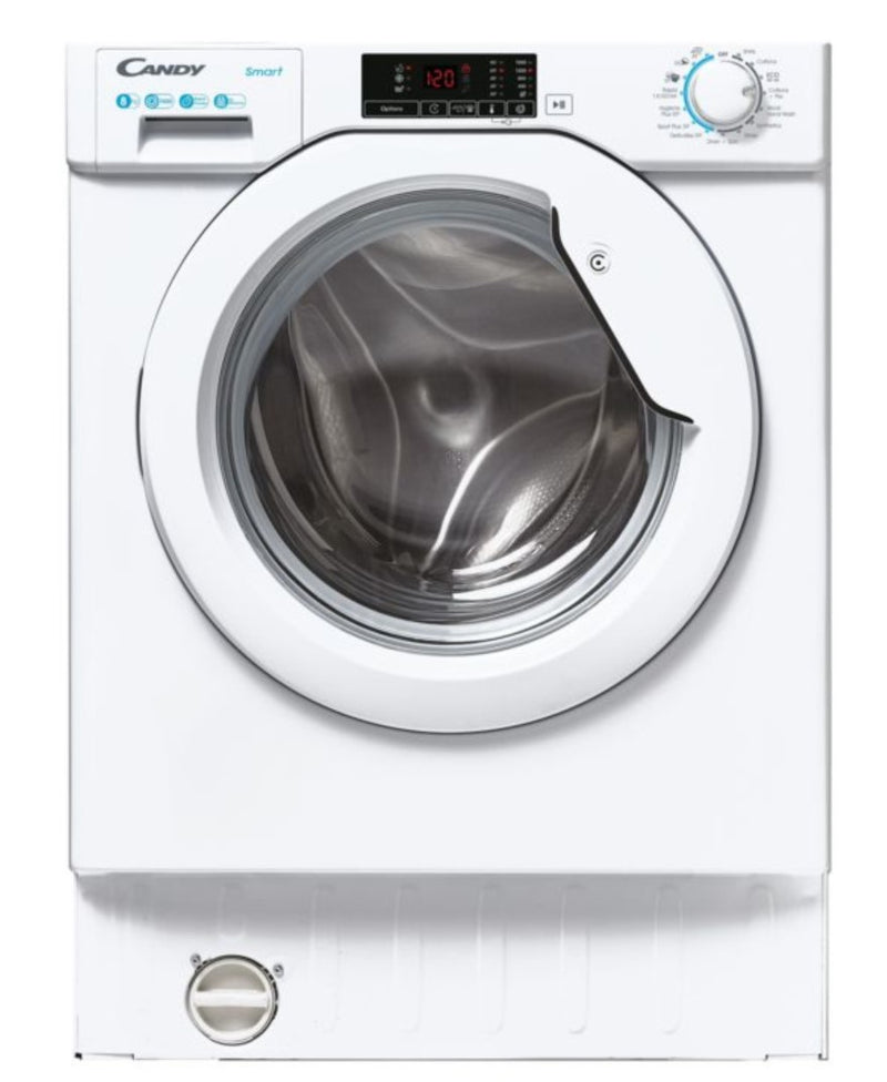 Candy CBW 58D1XE-80 - White 8KG Built-In Washing Machine - 1500 RPM - C energy